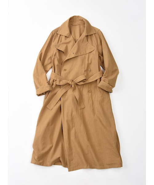 45R もめん布の後染コート ベージュ 45R（フォーティファイブアール）の「もめん布の後染コート（）」 - WEAR