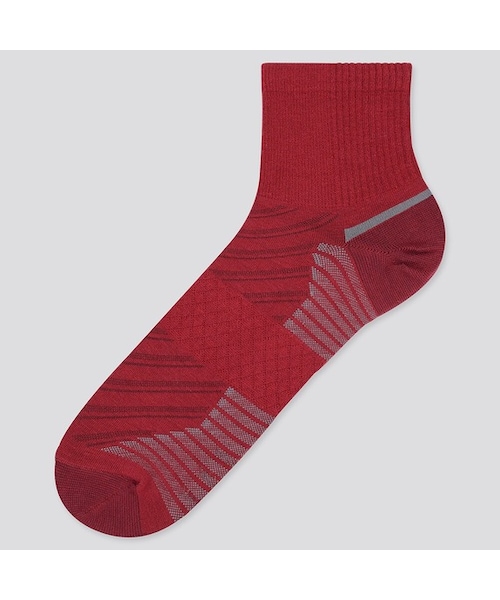 UNIQLO（ユニクロ）の「スポーツハーフソックス（ソックス/靴下・メンズ・GRAY 03/WHITE 00/RED 16/BLACK 09/NAVY 69・27-29/25-27）」の5枚目の写真