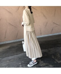 copine | 【期間限定価格】大人気シリーズ！バックプリーツスウェットワンピース(3color)【クリックポスト対象商品】(ワンピース)