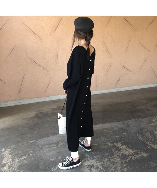 copine(コピン)の「再々入荷!コットン3wayゆったりガウンワンピース(3color)【クリックポスト対象商品】(ワンピース・レディース・その他)」の9枚目の写真
