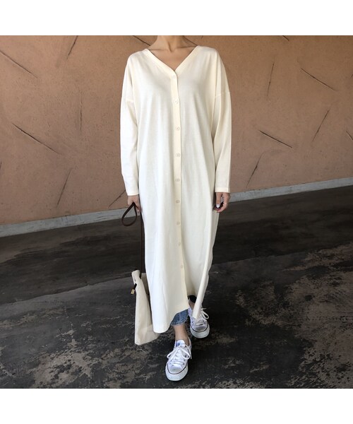 copine(コピン)の「再々入荷!コットン3wayゆったりガウンワンピース(3color)【クリックポスト対象商品】(ワンピース・レディース・その他)」の3枚目の写真