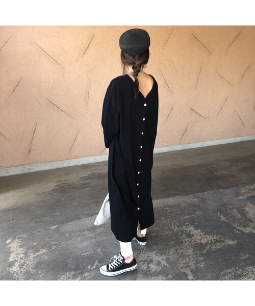 copine(コピン)の「再々入荷!コットン3wayゆったりガウンワンピース(3color)【クリックポスト対象商品】(ワンピース・レディース・その他)」の11枚目の写真