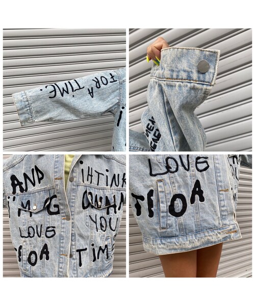 no brand（ノーブランド）の「刺繍BIGデニジャケ｢LOVE｣ #6001（デニムジャケット・レディース・その他）」の14枚目の写真