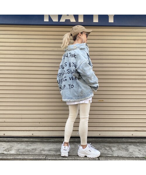 no brand（ノーブランド）の「刺繍BIGデニジャケ｢LOVE｣ #6001（デニムジャケット・レディース・その他）」の8枚目の写真