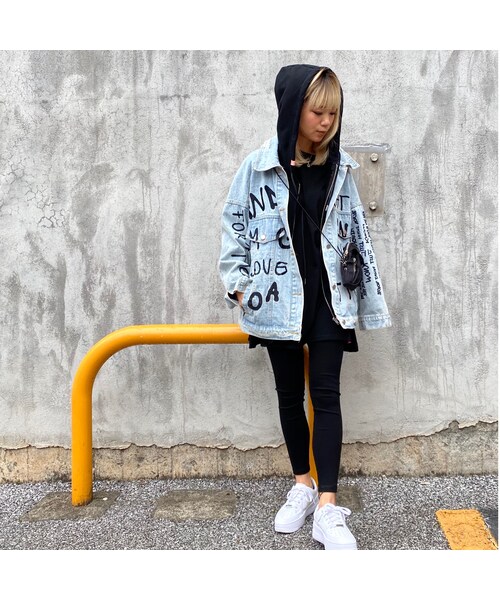 no brand（ノーブランド）の「刺繍BIGデニジャケ｢LOVE｣ #6001（デニムジャケット・レディース・その他）」の7枚目の写真