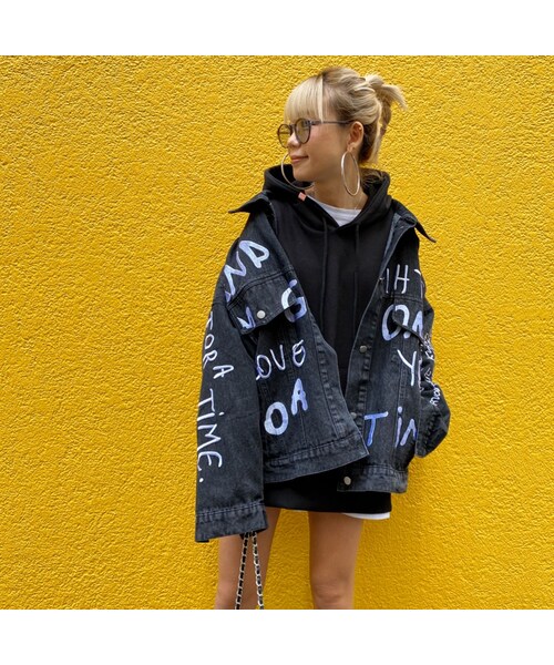 no brand（ノーブランド）の「刺繍BIGデニジャケ｢LOVE｣ #6001（デニムジャケット・レディース・その他）」の15枚目の写真