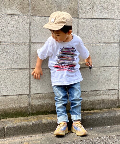 RE:LORE（リロア）の「Kids Hyper Stretch Denim Jeans Mid Blue　19F-226（デニムパンツ・キッズ・その他）」の4枚目の写真