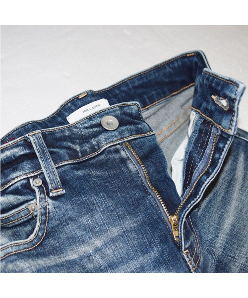 RE:LORE（リロア）の「Women Slim-fit Tapered Hyper Stretch Denim Jeans Mid Blue　19F-225（デニムパンツ・レディース・その他）」の10枚目の写真