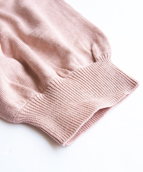 paravion（パラビオン）の「小花刺繍スクエアニットプルオーバー（トップス・レディース・ピンク/サックス/アイボリー・ワンサイズ）」の7枚目の写真