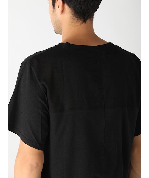 DANKE SCHON（ダンケシェーン）の「LHP/エルエイチピー/Danke Schon/ダンケシェーン/Side Zip T-Shirts（トップス・メンズ・BLACK/WHITE・F）」の16枚目の写真