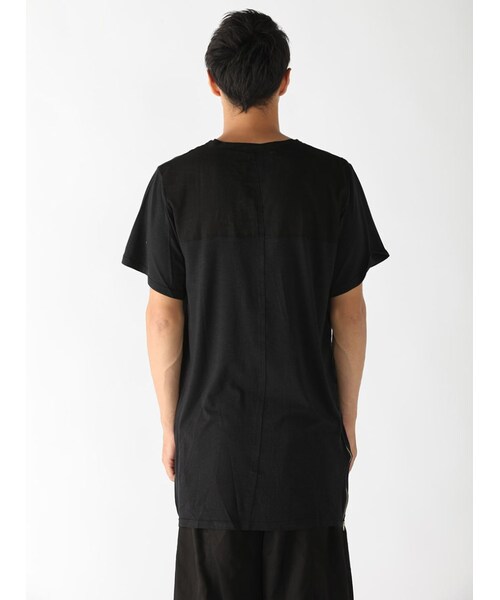 DANKE SCHON（ダンケシェーン）の「LHP/エルエイチピー/Danke Schon/ダンケシェーン/Side Zip T-Shirts（トップス・メンズ・BLACK/WHITE・F）」の12枚目の写真