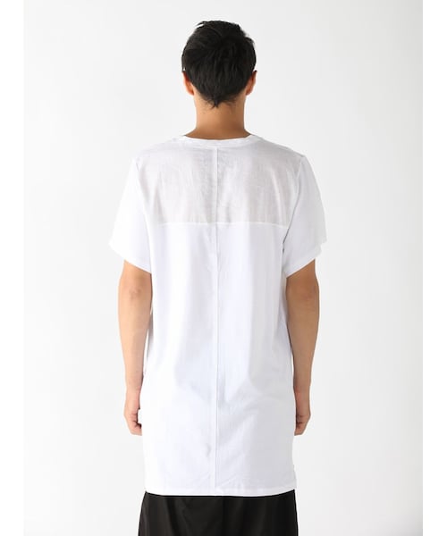 DANKE SCHON（ダンケシェーン）の「LHP/エルエイチピー/Danke Schon/ダンケシェーン/Side Zip T-Shirts（トップス・メンズ・BLACK/WHITE・F）」の5枚目の写真