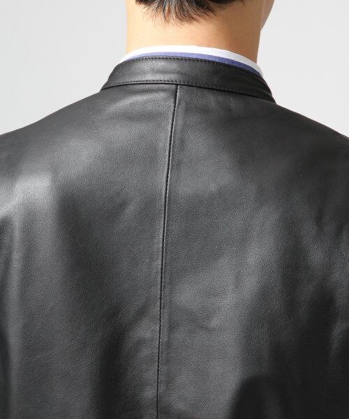 RAGEBLUE（レイジブルー）の「【先行予約】ラムレザーライダースジャケット（ジャケット/アウター・メンズ・ブラック・Ｍ/Ｌ）」の8枚目の写真