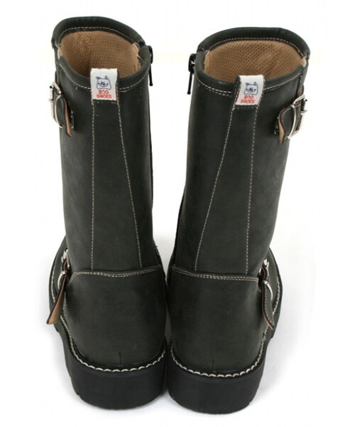 BOO SHOES（ブー シューズ）の「エンジニアブーツ（ロング）（シューズ・キッズ・ブラック/ブラウン/レッド・15cm/16cm/17cm/18cm/19cm/20cm/21cm）」の3枚目の写真