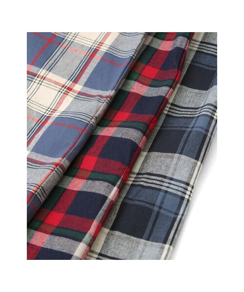 KBF（ケイビーエフ）の「2wayチェックプルオーバー（トップス・レディース・BEIGE/NAVY/RED・one）」の14枚目の写真