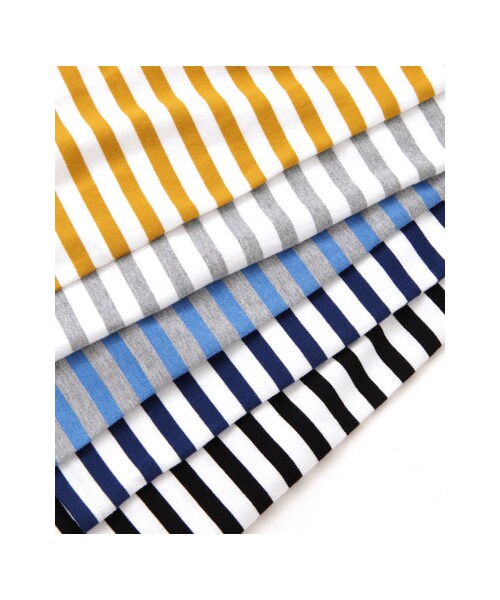 URBAN RESEARCH DOORS（アーバンリサーチドアーズ）の「FORK&amp;SPOON　クルーネック Border ロングスリーブ Tシャツ（トップス・レディース・WHT×BLK/WHT×T.GRY/WHT×BLUE2/T.GR×T.BL/WHT×YEL・one）」の16枚目の写真