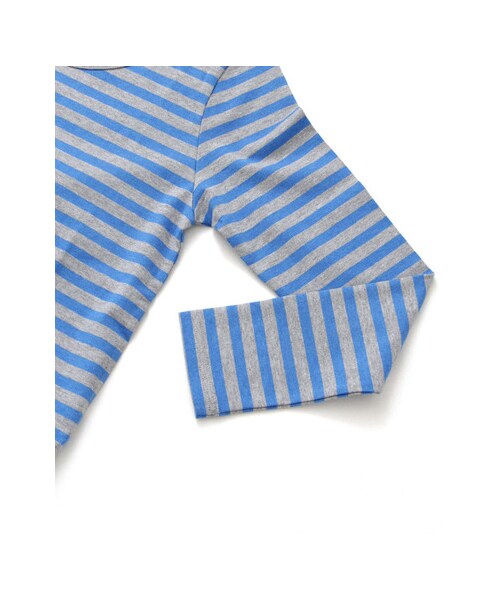 URBAN RESEARCH DOORS（アーバンリサーチドアーズ）の「FORK&amp;SPOON　クルーネック Border ロングスリーブ Tシャツ（トップス・レディース・WHT×BLK/WHT×T.GRY/WHT×BLUE2/T.GR×T.BL/WHT×YEL・one）」の14枚目の写真