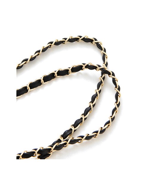 URBAN RESEARCH DOORS(アーバンリサーチドアーズ)の「ボーダーキルティングショルダーバック(バッグ・レディース・GREY/IVORY/PURPLE・one)」の10枚目の写真