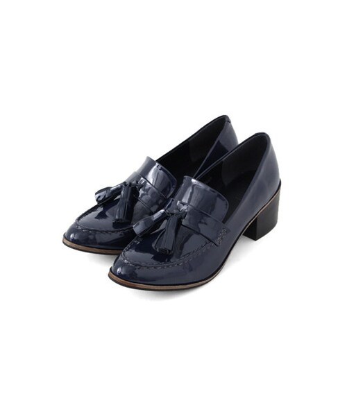 KBF（ケイビーエフ）の「タッセルローファー（シューズ・レディース・NAVY/BLACK・36/37/38）」の2枚目の写真