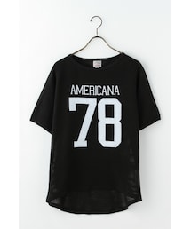 L' Appartement AMRCN ブラック Tシャツ 今季 新品 未使用 L'Appartement【AMERICANA/アメリカーナ】 Off