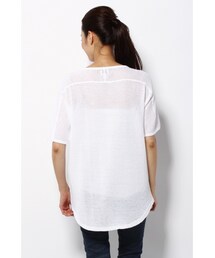 L&#39;Appartement  / アパルトモン | Americana Print Raglan T-sh コットン プリント Tシャツ | フリー | ホワイト | レディース L'Appartement（アパルトモン）の「AMERICANA別注メッシュT