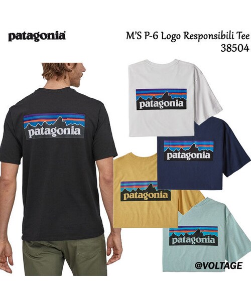 Patagonia 完売カラー P6ロゴ Tee メンズXS