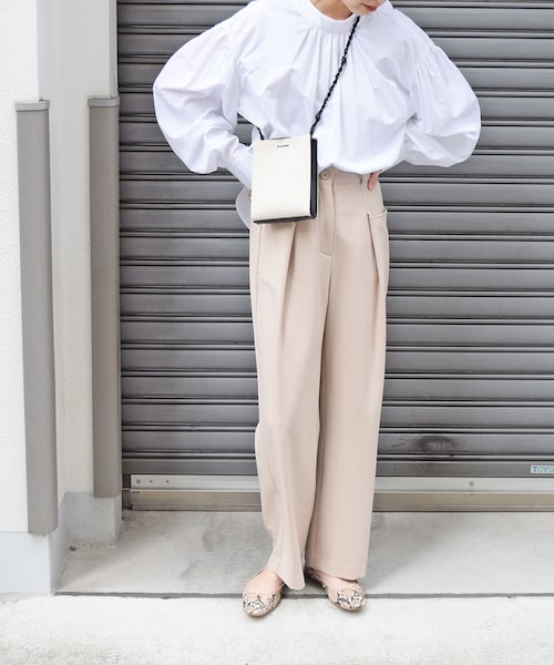 no brand（ノーブランド）の「ツイルタックポケットPT（その他パンツ・レディース・その他）」の3枚目の写真