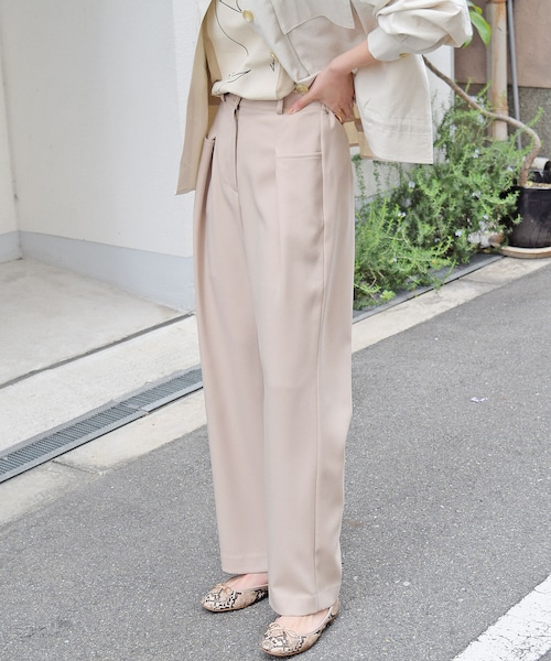 no brand（ノーブランド）の「ツイルタックポケットPT（その他パンツ・レディース・その他）」の2枚目の写真