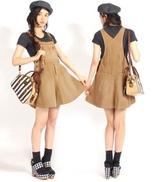 RNA | カラーワークフレアージャンスカ(オールインワン・サロペット)