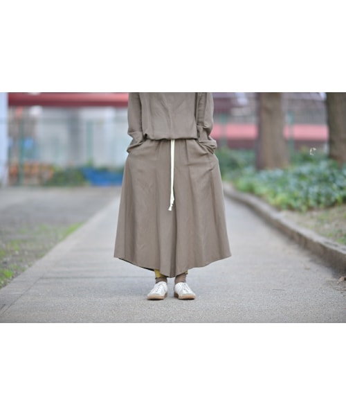 BISHOOL（ビシュール）の「BISHOOL Linen Rayon 袴 pants khaki