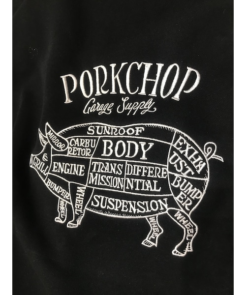 PORKCHOP（ポークチョップ）の「PORKCHOP - PORK FRONT STITCH SWEAT 