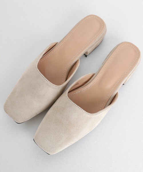 DHOLIC（ディーホリック）の「スエード調ミュール（その他シューズ・レディース・ブラウン/ベージュ/ブラック/その他・225/230/235/240/245/250）」の3枚目の写真