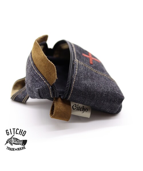 Handmade(ハンドメイド)の「Original Pouch-retro classic BN/RD(ポーチ・メンズ・その他)」の6枚目の写真