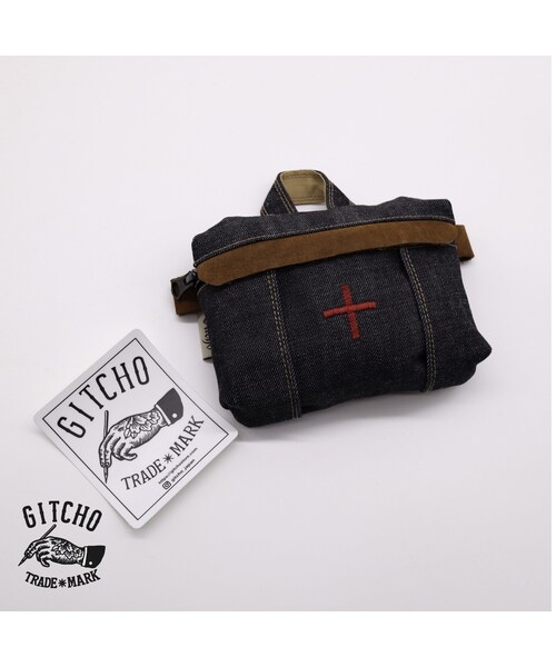 Handmade(ハンドメイド)の「Original Pouch-retro classic BN/RD(ポーチ・メンズ・その他)」の7枚目の写真