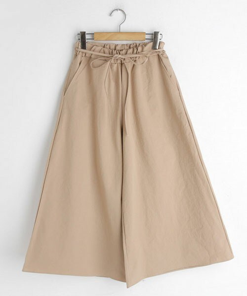 DHOLIC（ディーホリック）の「リボンフレアパンツ（その他パンツ・レディース・ホワイト/ベージュ/ブラック/ブルー/ピンク・FREE）」の3枚目の写真