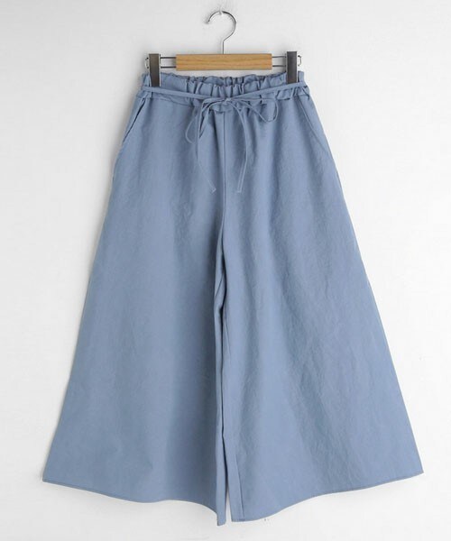 DHOLIC（ディーホリック）の「リボンフレアパンツ（その他パンツ・レディース・ホワイト/ベージュ/ブラック/ブルー/ピンク・FREE）」の4枚目の写真