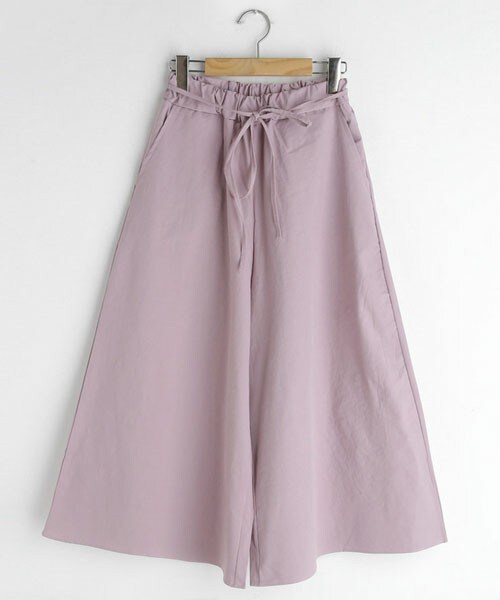 DHOLIC（ディーホリック）の「リボンフレアパンツ（その他パンツ・レディース・ホワイト/ベージュ/ブラック/ブルー/ピンク・FREE）」の5枚目の写真