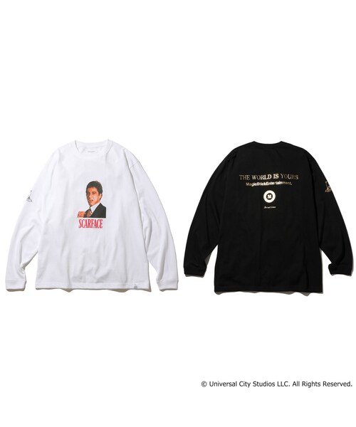 SCARFACE 長袖カットソー ホワイト