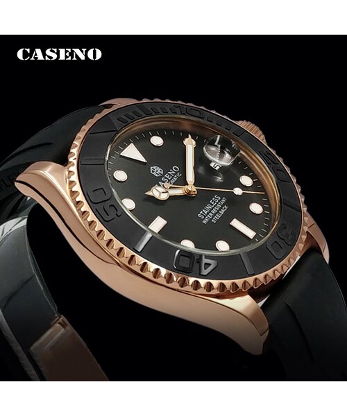 no brand（ノーブランド）の「CASENO メンズ 自動巻腕時計 ヨット 