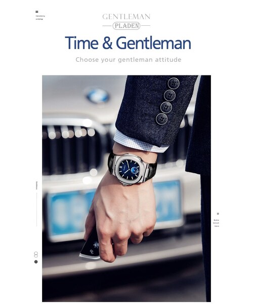 no brand（ノーブランド）の「PLADEN メンズ クォーツ腕時計 ノーチラスオマージュモデル シルバーシリーズ（アナログ腕時計・メンズ・その他）」の7枚目の写真