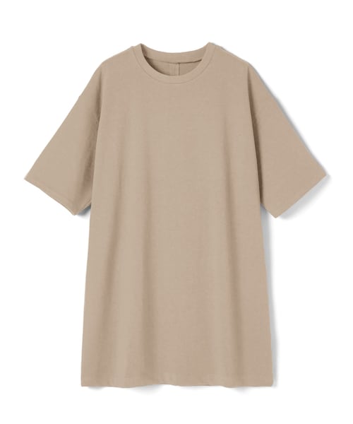 GRL（グレイル）の「USコットンバックスリットビッグシルエットTシャツ（Tシャツ/カットソー・レディース・モカ/ブラック/ベージュ・F）」の3枚目の写真