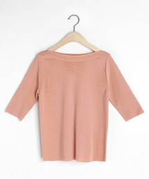 DHOLIC | ボートネックハーフスリーブニット(ニット/セーター)