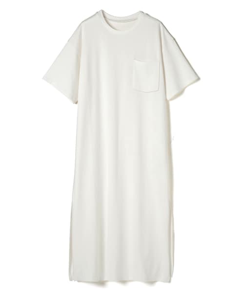 GRL（グレイル）の「USコットン胸ポケットワンピース（ワンピース・レディース・ベージュ/オフホワイト/モカ・F）」の2枚目の写真