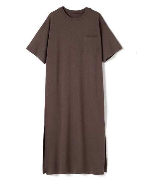 GRL（グレイル）の「USコットン胸ポケットワンピース（ワンピース・レディース・ベージュ/オフホワイト/モカ・F）」の3枚目の写真