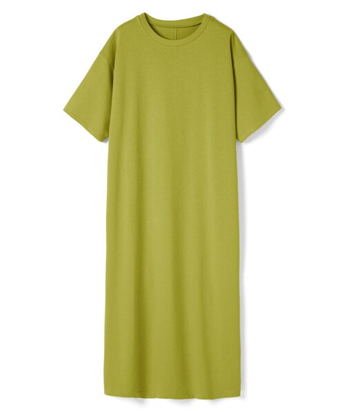 GRL（グレイル）の「USコットンバックスリットワンピース（ワンピース・レディース・オフホワイト/ベージュ/グリーン・F）」の3枚目の写真