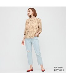UNIQLO | Joy of Printシフォンブラウス（7分袖）(シャツ/ブラウス)