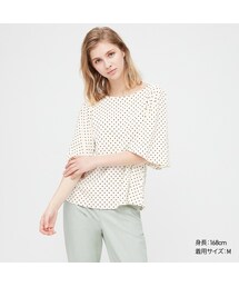 UNIQLO | Joy of PrintクレープジャージーT（5分袖）(Tシャツ/カットソー)