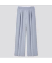 UNIQLO | クレープジャージーワイドパンツ（丈長め72cm）(その他パンツ)