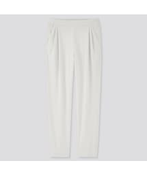UNIQLO | クレープジャージーテーパードパンツ（丈長め68.5cm）(その他パンツ)