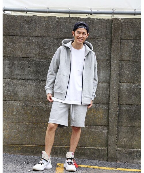RE:LORE（リロア）の「Boxy Cut Off Sweat Short Pants Heather Gray　19S-218（その他パンツ・メンズ・その他）」の3枚目の写真